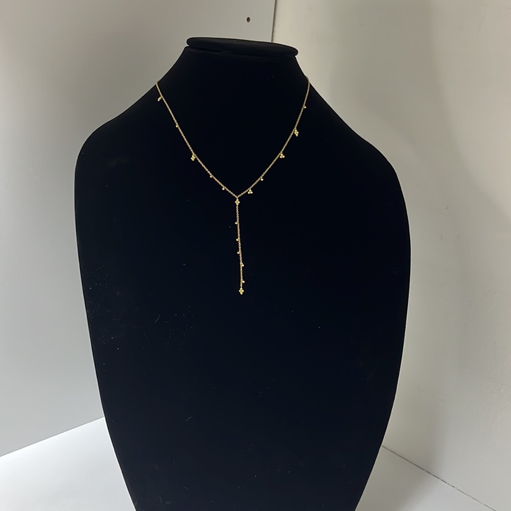 Gorjana Drop Gold Necklace